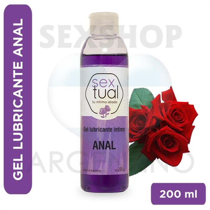 Gel anal con aroma a rosas 200 ml